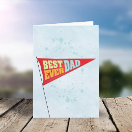 Vatertag Pennant Bester je Vater Karte