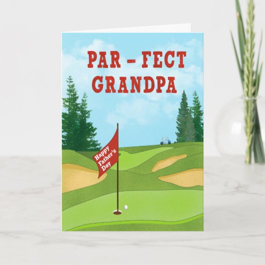 Vatertag Perfekter Opa Karte (Vorderseite)