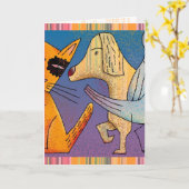 Vatertag personalisieren Sie die leere Karte (Gelbe Blume)