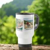 Vatertag Personalisiert 3 FotoCollage Reisebecher