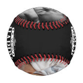 Vatertag Personalisiert Baseball (Rückseite)