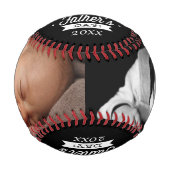 Vatertag Personalisiert Baseball (Vorderseite)