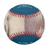 Vatertag Personalisiert Baseball (Vorderseite)