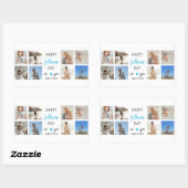 Vatertag | Personalisierte Fotos Rechteckiger Aufkleber (Blatt)