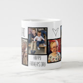 Vatertag Personalisierte Kaffee-Tasse Jumbo-Tasse (Vorderseite)