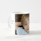 Vatertag personalisierte Kaffeetasse (Vorderseite Links)