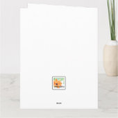 Vatertag personalisierte Karte mit Rhym und Pic (Rückseite)