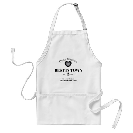 Vatertag Personalisierte Schürze Geschenk (Vorne)