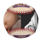 Vatertag Personalisiertes Foto Custom Baseball (Vorderseite)