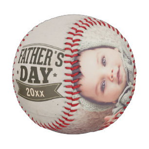 Vatertag Personalisiertes Foto Custom (grün) Baseball