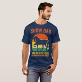 Vatertag Pferd Show Vater T-Shirt (Vorne ganz)