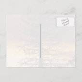 Vatertag Postcard Wildes Pferd Sonnenuntergang Kar Postkarte (Rückseite)