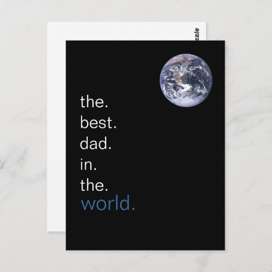 Vatertag Postkarte (Vorne/Hinten)