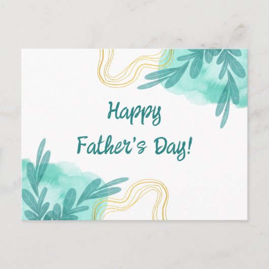 Vatertag Postkarte (Vorderseite)