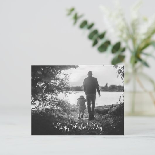 Vatertag Postkarte (Stehend Vorderseite)