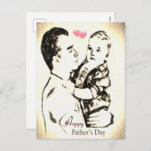 Vatertag Postkarte (Vorne/Hinten)