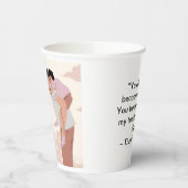 Vatertag Postkarte - Love Vater Moment Pappbecher (Links)