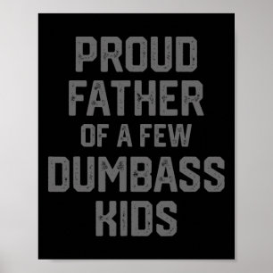 Vatertag präsentiert für Vater Vater von Kindern Poster