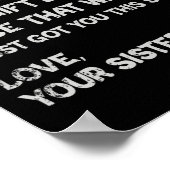 Vatertag präsentiert sich für Brüder Kleidung Poster (Ecke)