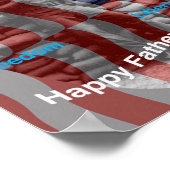 Vatertag Print Poster (Ecke)