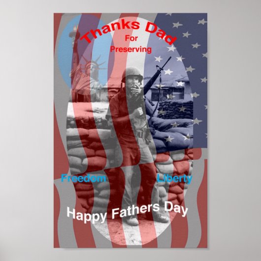 Vatertag Print Poster (Vorne)