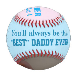 Vatertag Quadruplet Blue Pink Foto Baseball