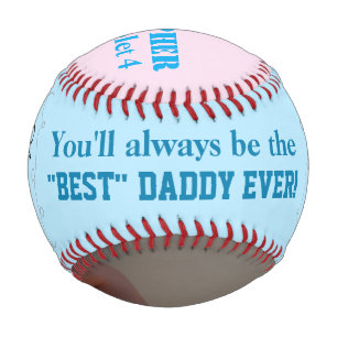 Vatertag Quadruplet Blue Pink Foto Baseball