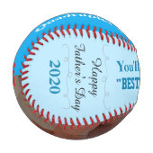 Vatertag Quadruplet Slugger Blue Baseball (Vorderseite Links)