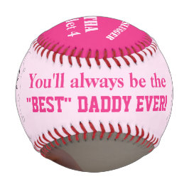 Vatertag Quadruplet Slugger Pink Baseball