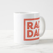 Vatertag - Rad Dad Jumbo-Tasse (Vorderseite Rechts)