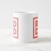 Vatertag - Rad Dad Jumbo-Tasse (Vorderseite)
