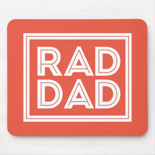 Vatertag - Rad Dad Mousepad (Vorne)