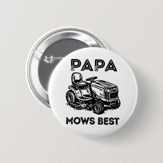 Vatertag Rasentraktor Aufsitzrasenmäher Button (Vorne & Hinten)
