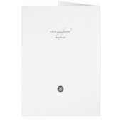 Vatertag Redouté Blume Bouquet Grußkarte (Hinten)