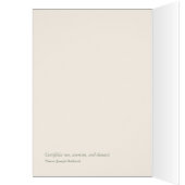 Vatertag Redouté Blume Bouquet Grußkarte (Innen (Links))