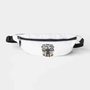 Vatertag Reparatur Papa T-Shirt Frag Deinen Papa E Bauchtasche