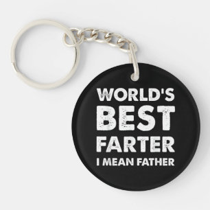 Vatertag Retro Papa Weltbester Furzer Ich meine  Schlüsselanhänger