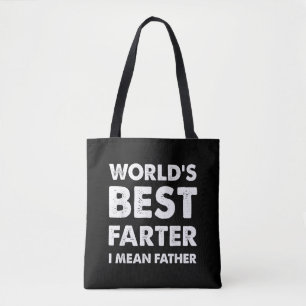 Vatertag Retro Papa Weltbester Furzer Ich meine Tasche