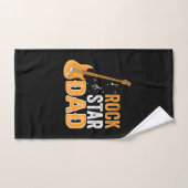 Vatertag Rock Star Vater Handtuch (Handtuch)