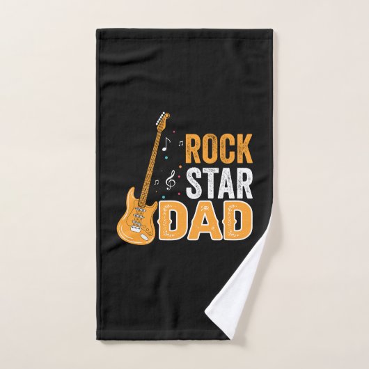 Vatertag Rock Star Vater Handtuch (Handtuch)