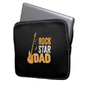 Vatertag Rock Star Vater Laptopschutzhülle (Vorderseite Links)