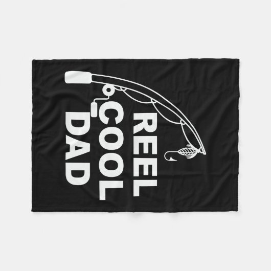 Vatertag Rollen Cooler Vater Fleecedecke (Vorderseite (Horizontal))