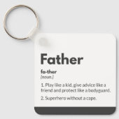 Vatertag Schlüsselanhänger Definition Vater Superh (Vorderseite)