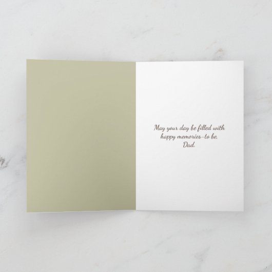 Vatertag Schokolade Cocker Spanisch Karte (Innenseite)