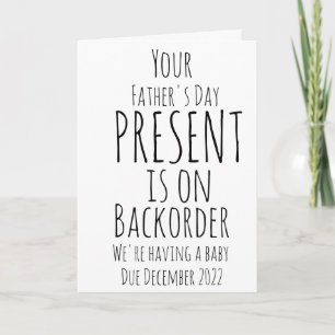 Vatertag Schwangerschaft Ankündigung Sie