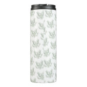 Vätertag Scramble Green Eagle Crest Monogramm Thermosbecher (Rückseite)