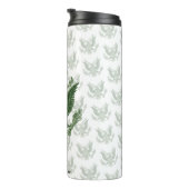 Vätertag Scramble Green Eagle Crest Monogramm Thermosbecher (Nach rechts gedreht)