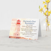 Vatertag Segnungen, Nummern 6:24 Leuchtturm Karte (Gelbe Blume)