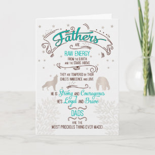 Vatertag Sentimentale Typografie für Papa Feiertagskarte