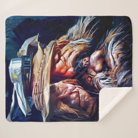 Vatertag Sherpadecke (Vorderseite (Horizontal))